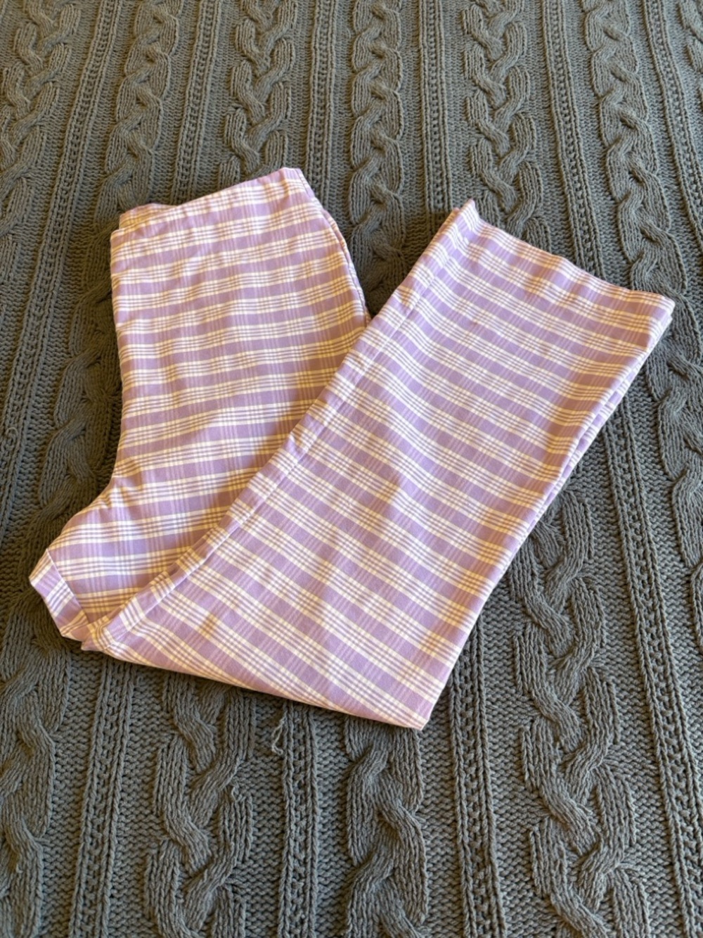 Women’s Large Plaid Flair Pants